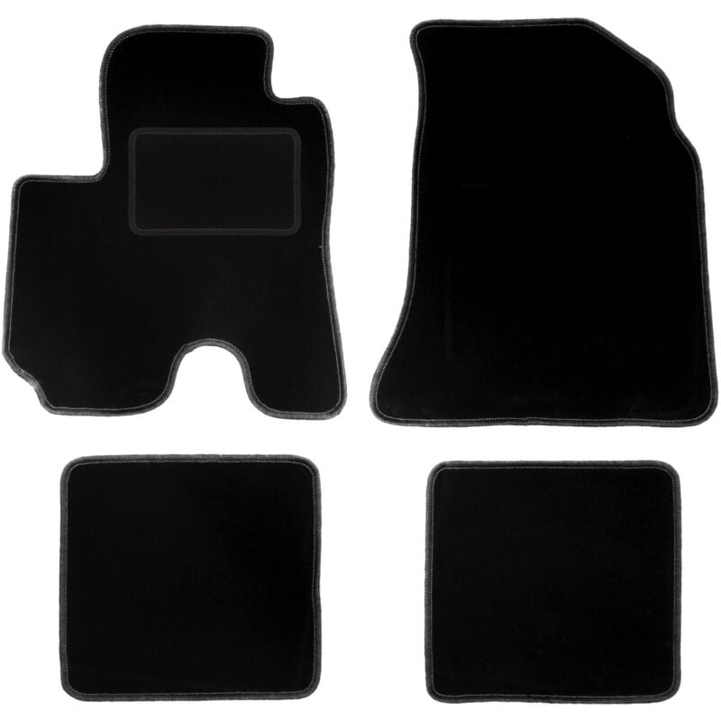 foto del prodotto tappetini in velluto nero per mazda demio hatchback 1996 2003 