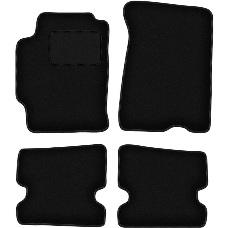 foto del prodotto tappetini in velluto nero per mazda mx 6 ii coup 1992 1997 