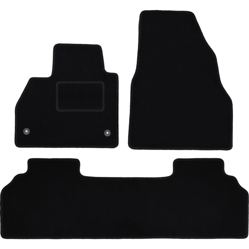 foto del prodotto tappetini in velluto nero per mercedes citan kombivan 2012 