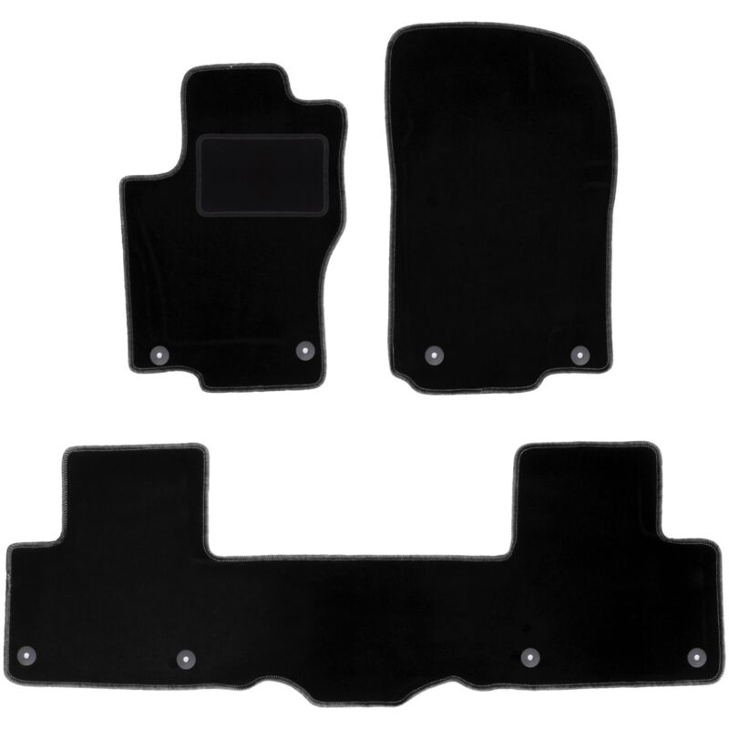 foto del prodotto tappetini in velluto nero per mercedes ml iii w166 gle w166 suv 2011 2015 