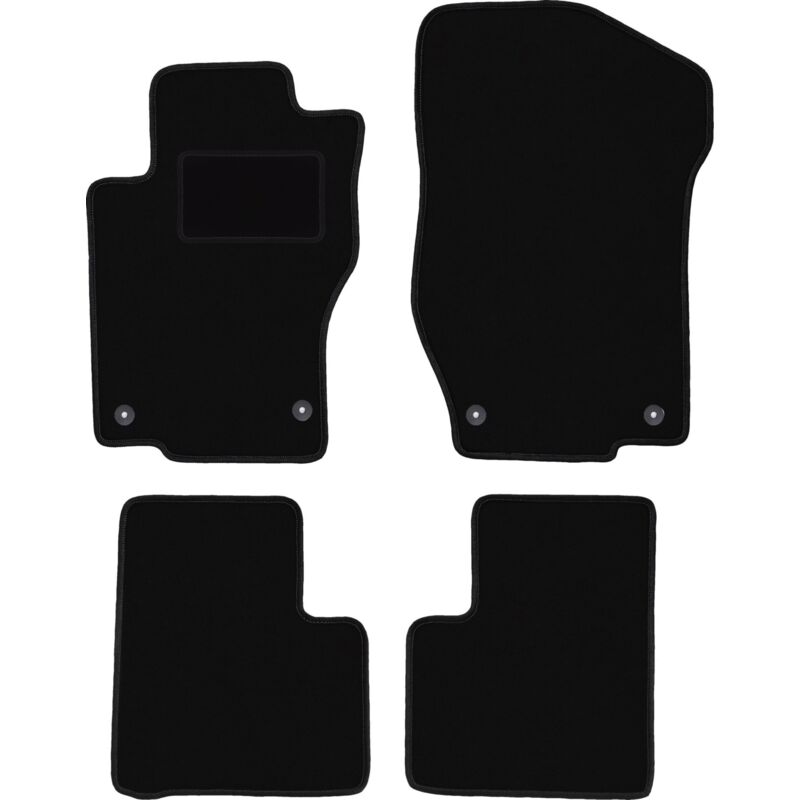 foto del prodotto tappetini in velluto nero per mercedes ml w164 suv 2005 2011 