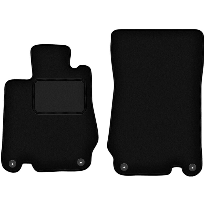 foto del prodotto tappetini in velluto nero per mercedes sl r230 roadster 2001 2011 
