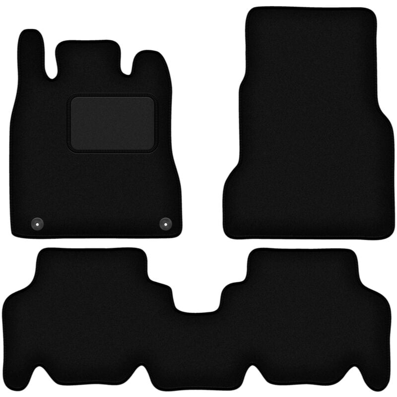 foto del prodotto tappetini in velluto nero per mercedes w168 con portellone posteriore 1997 2004 