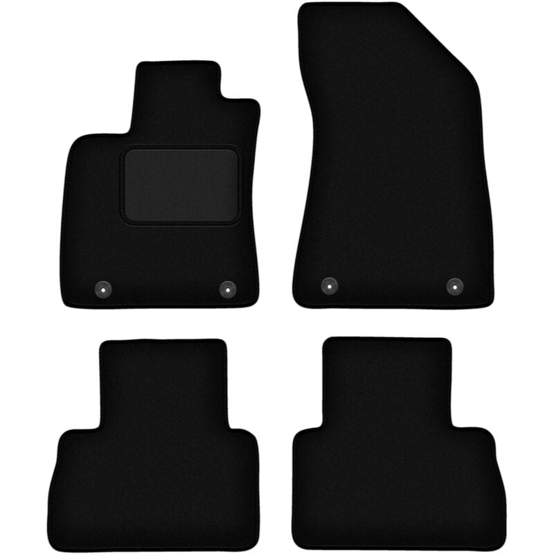 foto del prodotto tappetini in velluto nero per mg zs ev lf crossover 2019 