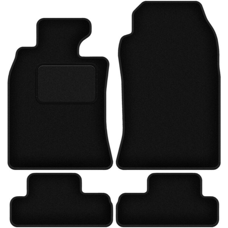 foto del prodotto tappetini in velluto nero per mini cooper r52 cabrio 2004 2008 