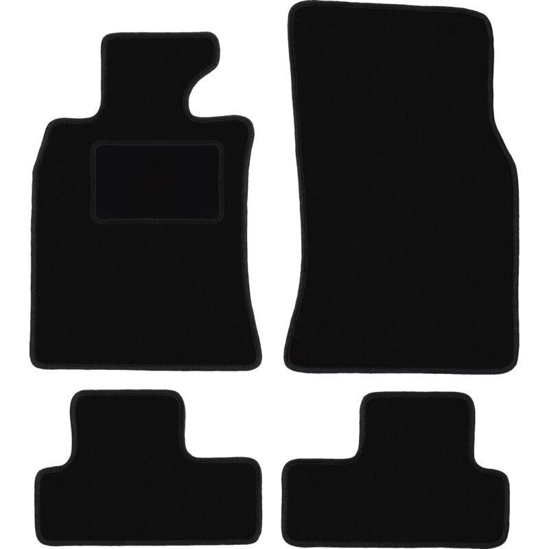 foto del prodotto tappetini in velluto nero per mini cooper r56 hatchback 2006 2013 