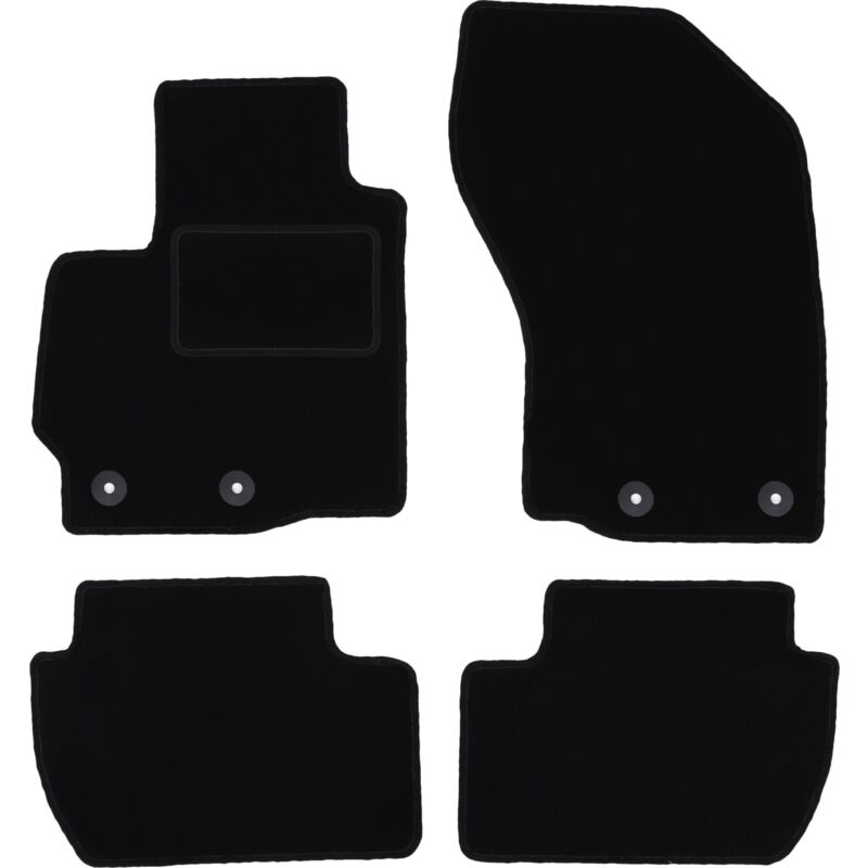 foto del prodotto tappetini in velluto nero per mitsubishi asx crossover 2010 2019 