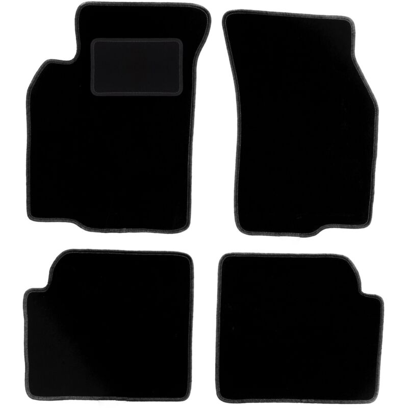 foto del prodotto tappetini in velluto nero per mitsubishi colt v cj0 hatchback 1996 2003 