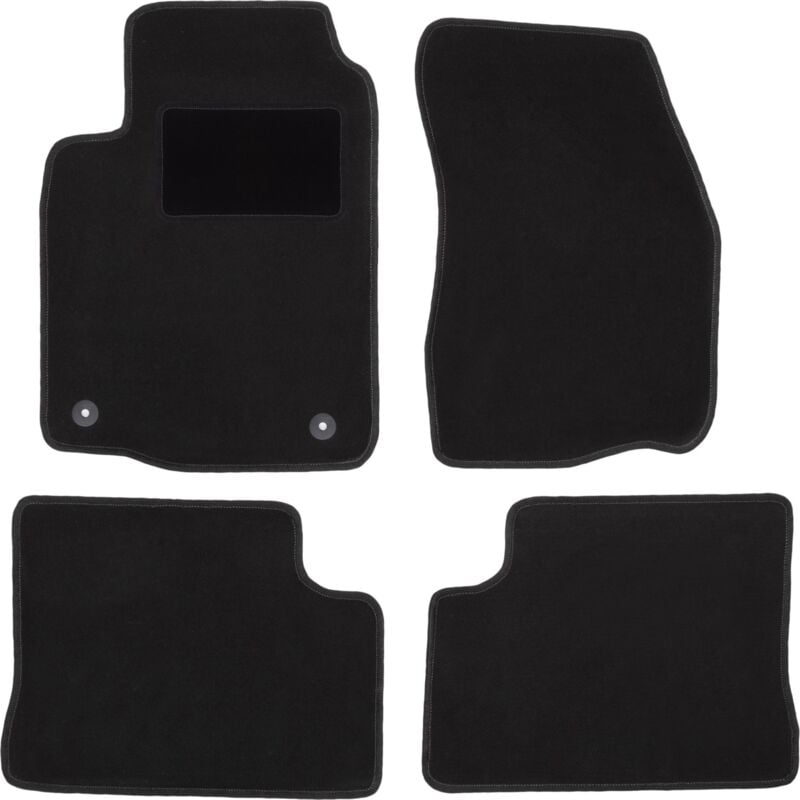 foto del prodotto tappetini in velluto nero per mitsubishi colt v cjo hatchback 1996 2003 