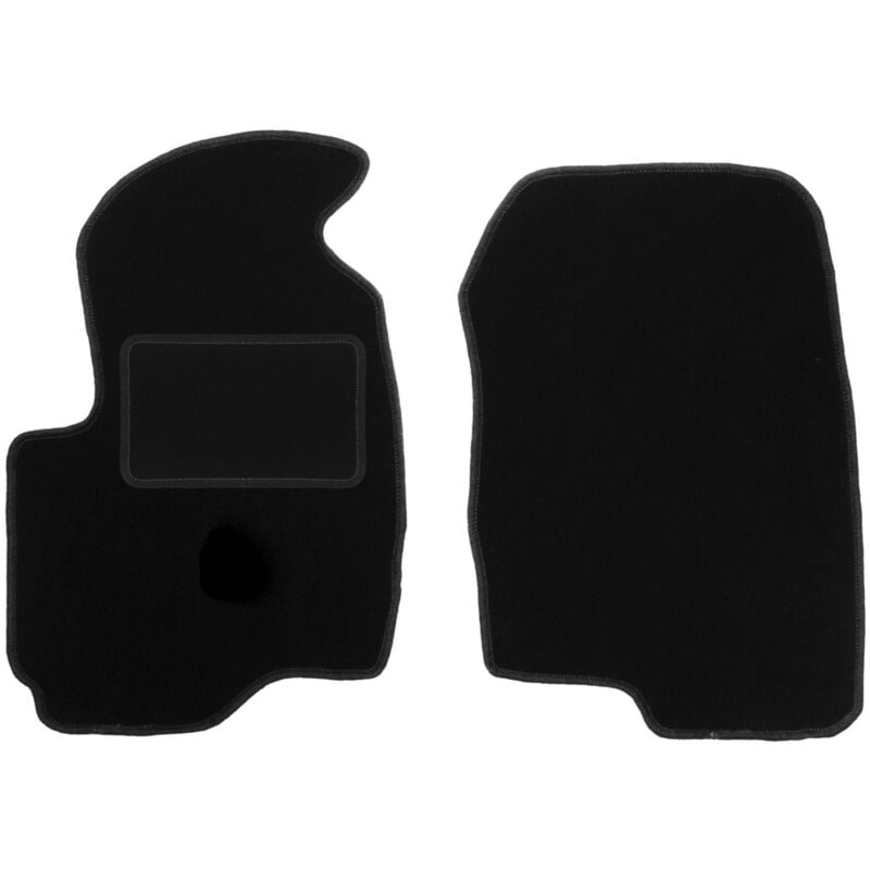 foto del prodotto tappetini in velluto nero per mitsubishi colt vii hatchback 2004 2008 
