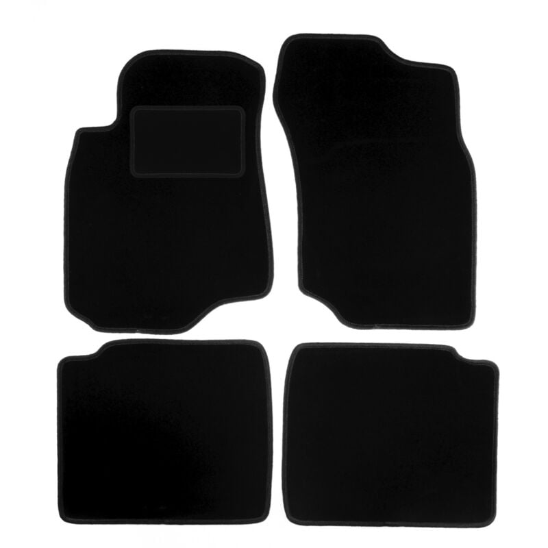 foto del prodotto tappetini in velluto nero per mitsubishi lancer vii station wagon, berlina 2003 2008 