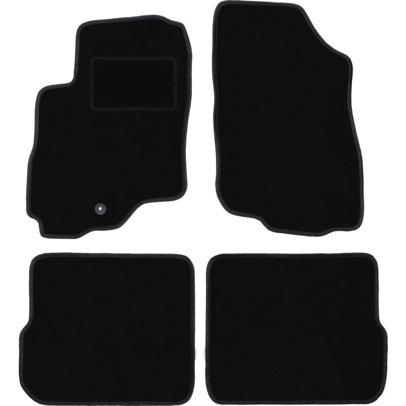 foto del prodotto tappetini in velluto nero per mitsubishi outlander i suv 2001 2006 