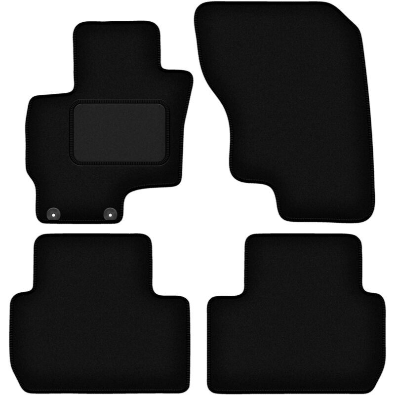 foto del prodotto tappetini in velluto nero per mitsubishi outlander iii phev suv 2012 