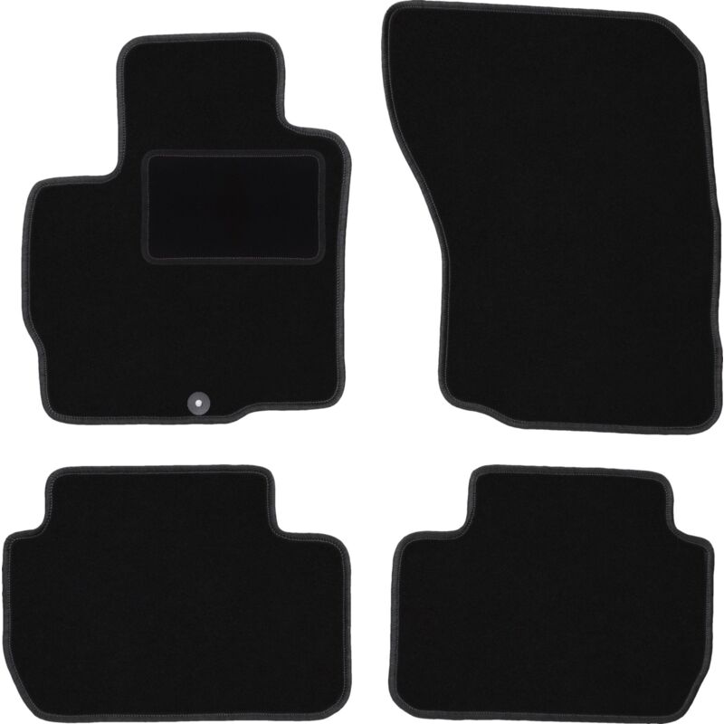 foto del prodotto tappetini in velluto nero per mitsubishi outlander iii suv 2012 