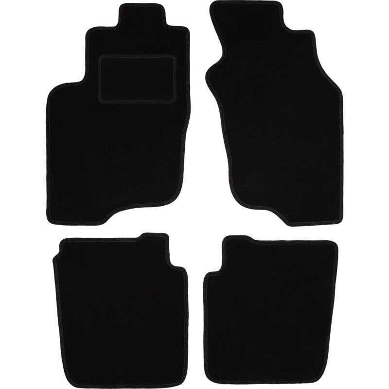 foto del prodotto tappetini in velluto nero per mitsubishi space star minivan 1999 2005 