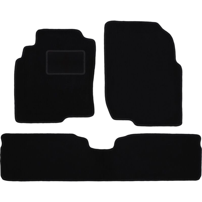 foto del prodotto tappetini in velluto nero per nissan almera tino minivan 2000 2006 