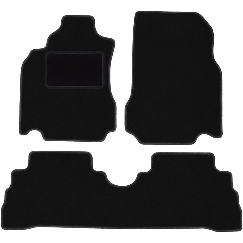 foto del prodotto tappetini in velluto nero per nissan cube z12 keicar 2008 2011 