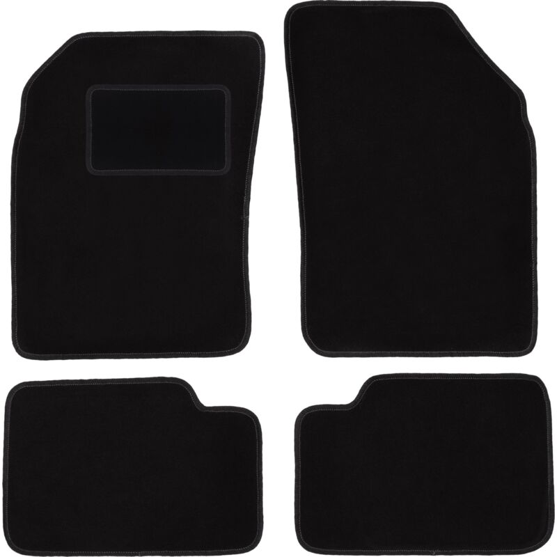 foto del prodotto tappetini in velluto nero per nissan micra k11 hatchback 1992 2003 