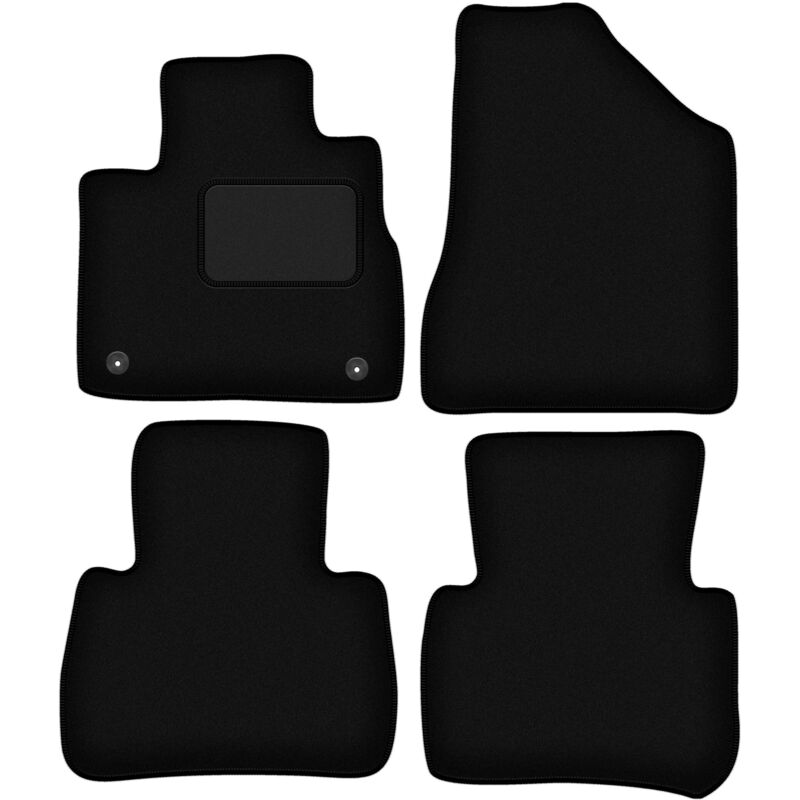 foto del prodotto tappetini in velluto nero per nissan murano z51 suv 2008 2015 