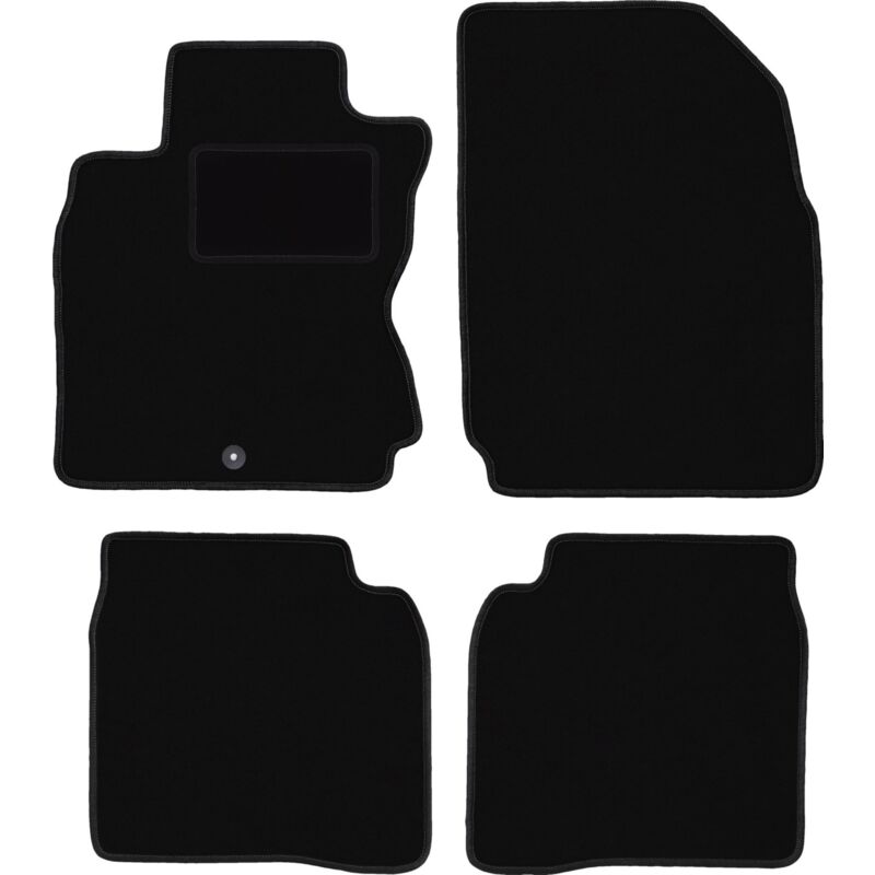foto del prodotto tappetini in velluto nero per nissan note i e11 minivan 2006 2012 