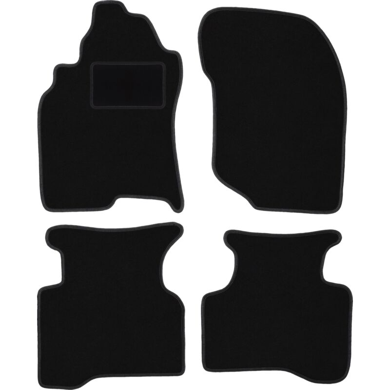 foto del prodotto tappetini in velluto nero per nissan x trail i t30 suv 2001 2007 