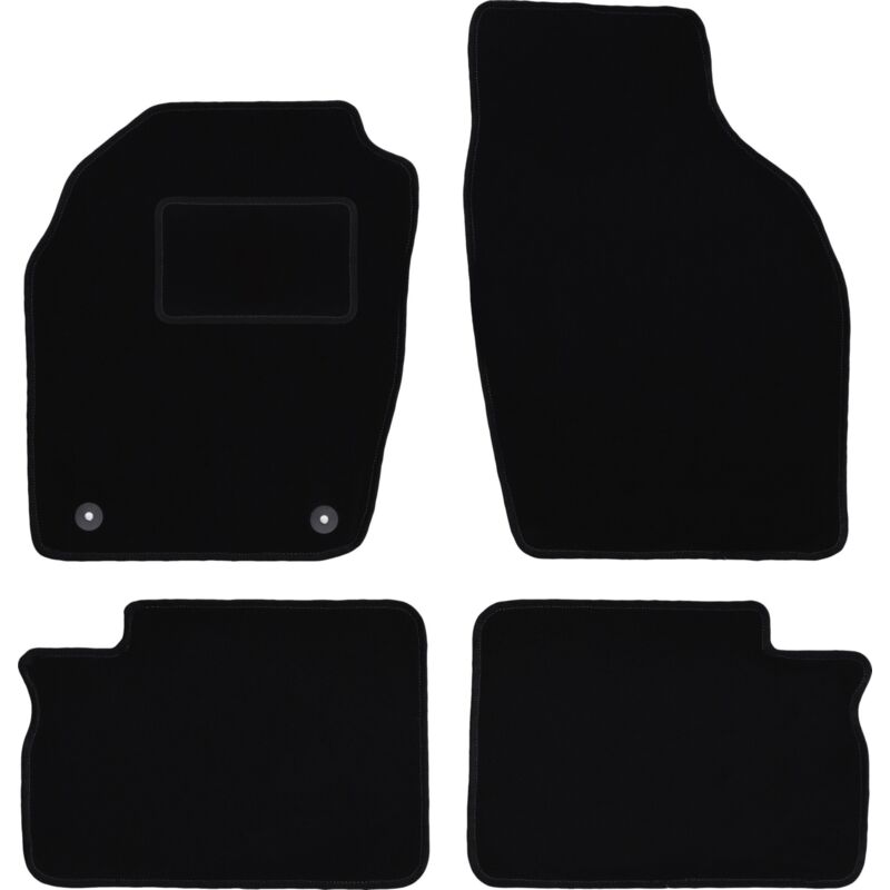 foto del prodotto tappetini in velluto nero per opel agila a hatchback 2000 2007 