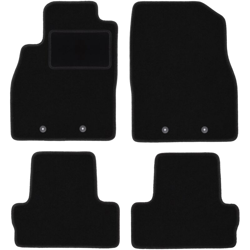 foto del prodotto tappetini in velluto nero per opel ampera i hatchback 2012 2017 