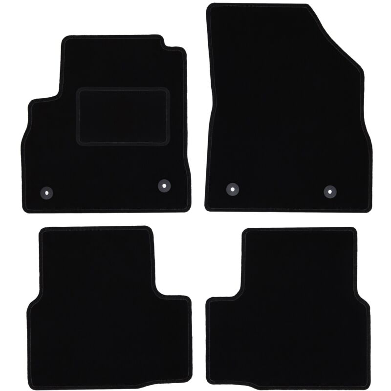 foto del prodotto tappetini in velluto nero per opel astra k berlina, hatchback, station wagon 2015 