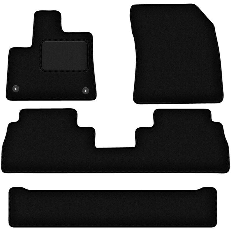 foto del prodotto tappetini in velluto nero per opel combo e 7 posti 2018 