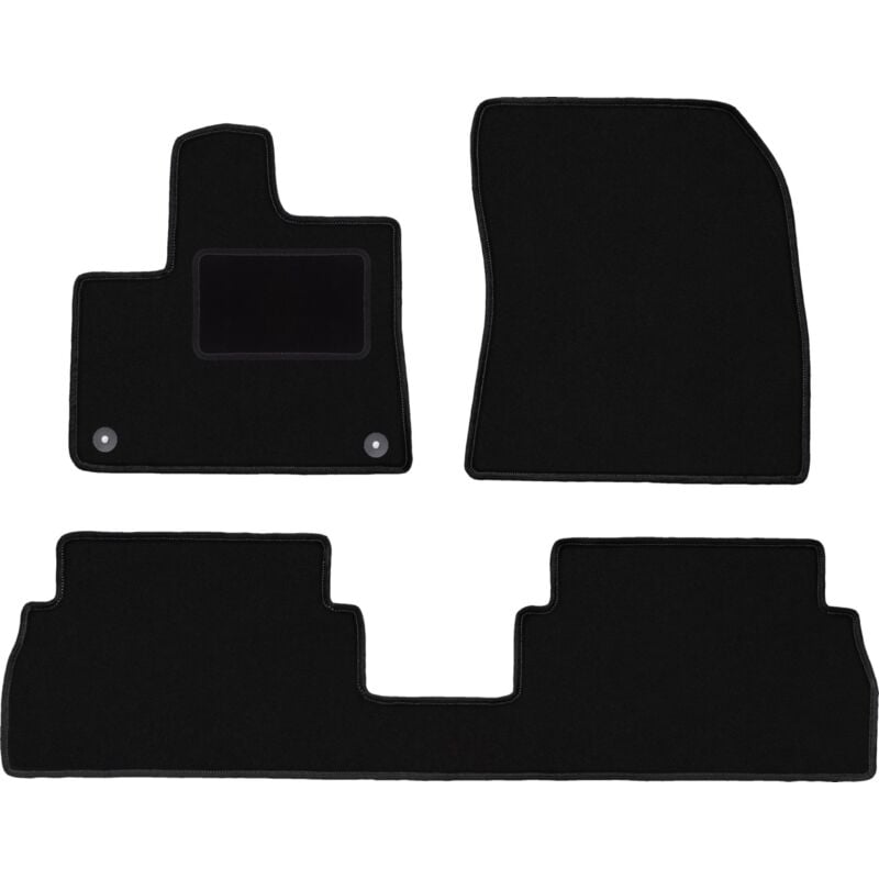 foto del prodotto tappetini in velluto nero per opel combo e kombivan 2018 
