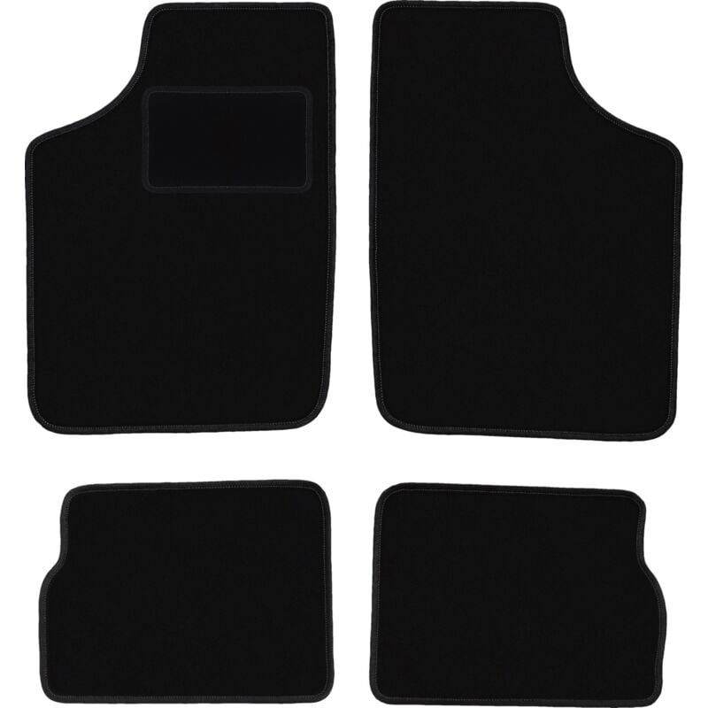 foto del prodotto tappetini in velluto nero per opel corsa a hatchback 1982 1993 