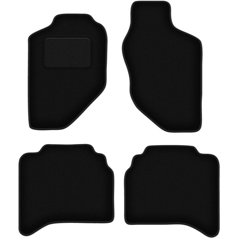 foto del prodotto tappetini in velluto nero per opel frontera b 5 porte 1998 2006 