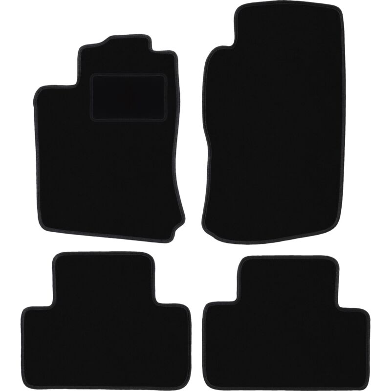 foto del prodotto tappetini in velluto nero per opel vectra b hatchback, berlina, station wagon, liftback 1996 2001 