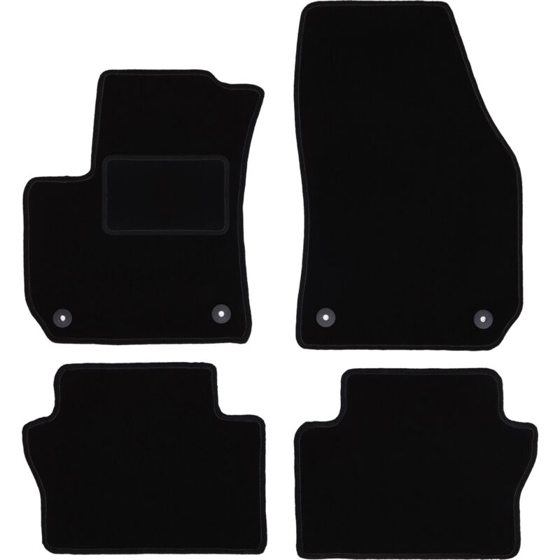 foto del prodotto tappetini in velluto nero per opel zafira b monovolume 2005 2014 
