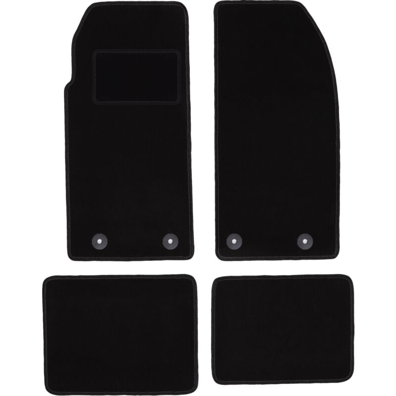 foto del prodotto tappetini in velluto nero per peugeot 205 cabrio 1983 1998 