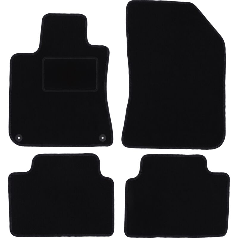 foto del prodotto tappetini in velluto nero per peugeot 308 ii hatchback 2013 