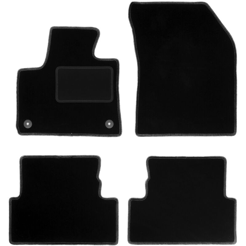 foto del prodotto tappetini in velluto nero per peugeot 4008 ii crossover 2016 