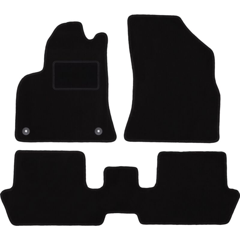 foto del prodotto tappetini in velluto nero per peugeot 5008 i crossover 2009 2017 