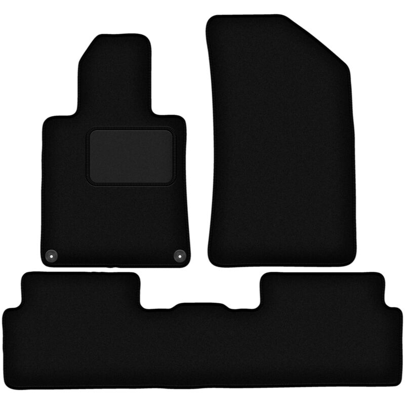 foto del prodotto tappetini in velluto nero per peugeot 508 rxh posteriore completo 2010 2018 