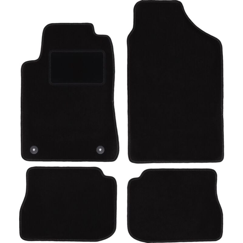 foto del prodotto tappetini in velluto nero per peugeot 605 berlina 1989 1999 