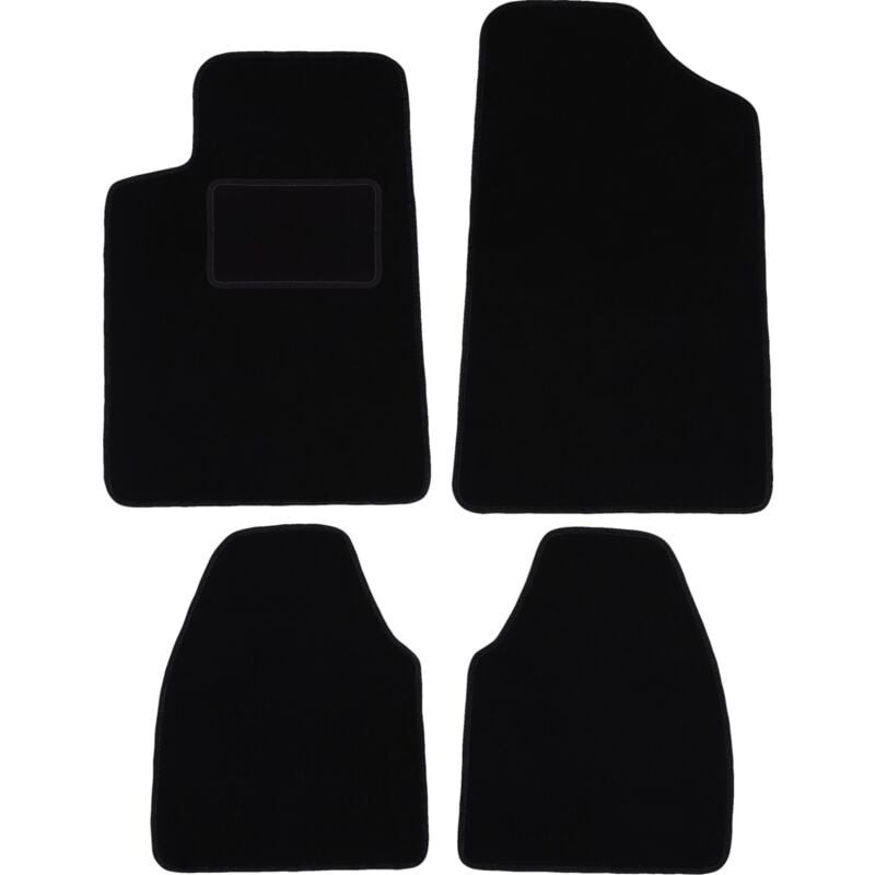 foto del prodotto tappetini in velluto nero per peugeot 607 berlina 1999 2010 