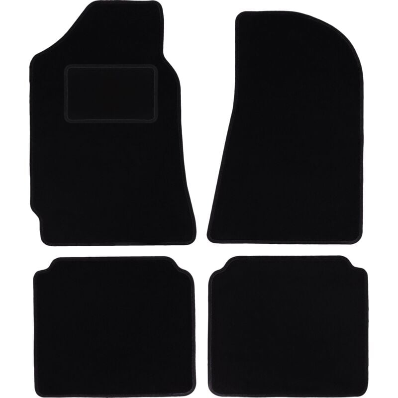 foto del prodotto tappetini in velluto nero per polski fiat 125p berlina 1967 1991 