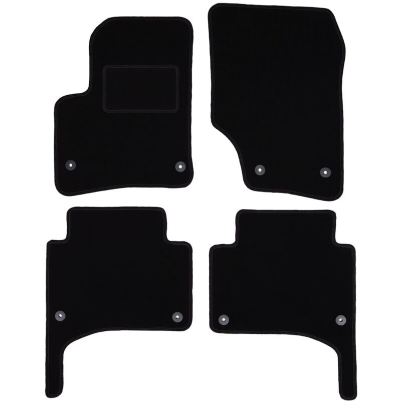 foto del prodotto tappetini in velluto nero per porsche cayenne i suv 2002 2010 