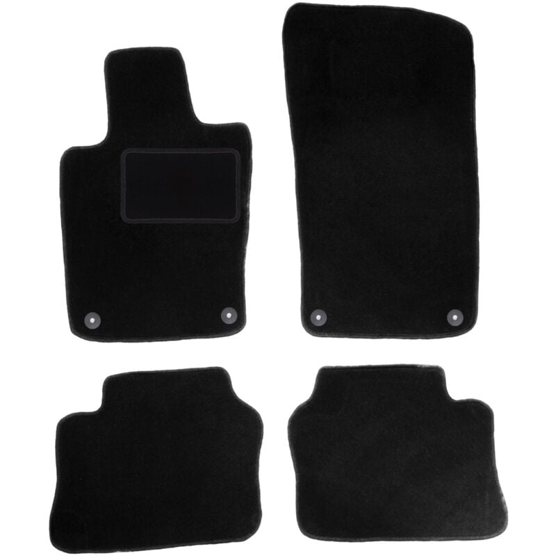 foto del prodotto tappetini in velluto nero per porsche panamera fastback 2009 2016 