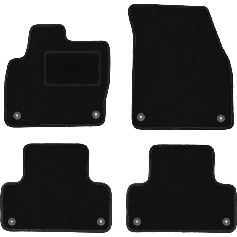 foto del prodotto tappetini in velluto nero per range rover evoque suv 2011 2018 