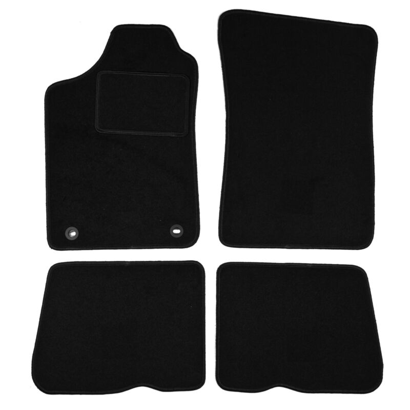 foto del prodotto tappetini in velluto nero per renault 19 cabrio, hatchback, berlina, chamade 1988 1996 
