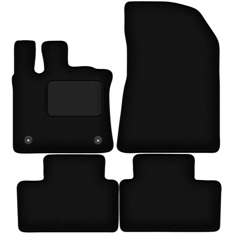 foto del prodotto tappetini in velluto nero per renault captur ii crossover 2020 