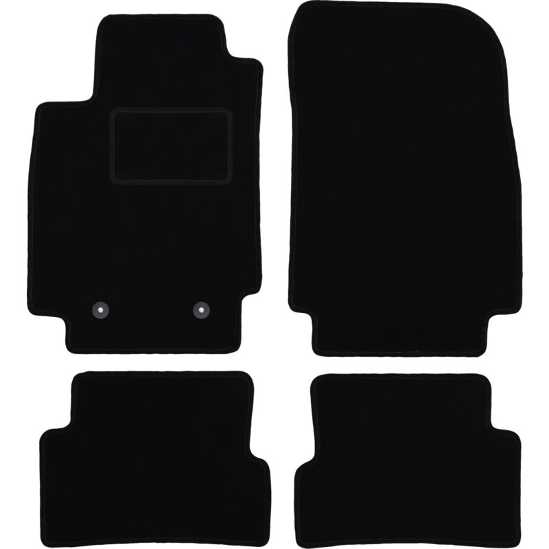 foto del prodotto tappetini in velluto nero per renault captur suv 2013 2019 