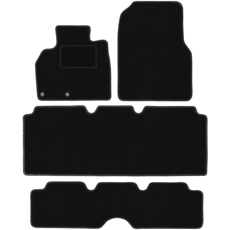 foto del prodotto tappetini in velluto nero per renault espace iv 7 posti 2002 2012 