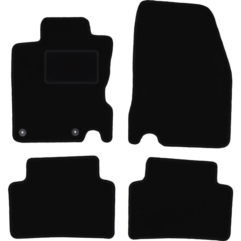 foto del prodotto tappetini in velluto nero per renault kadjar suv 2015 